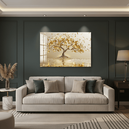 Albero della Vita Quadro in Vetro Temperato