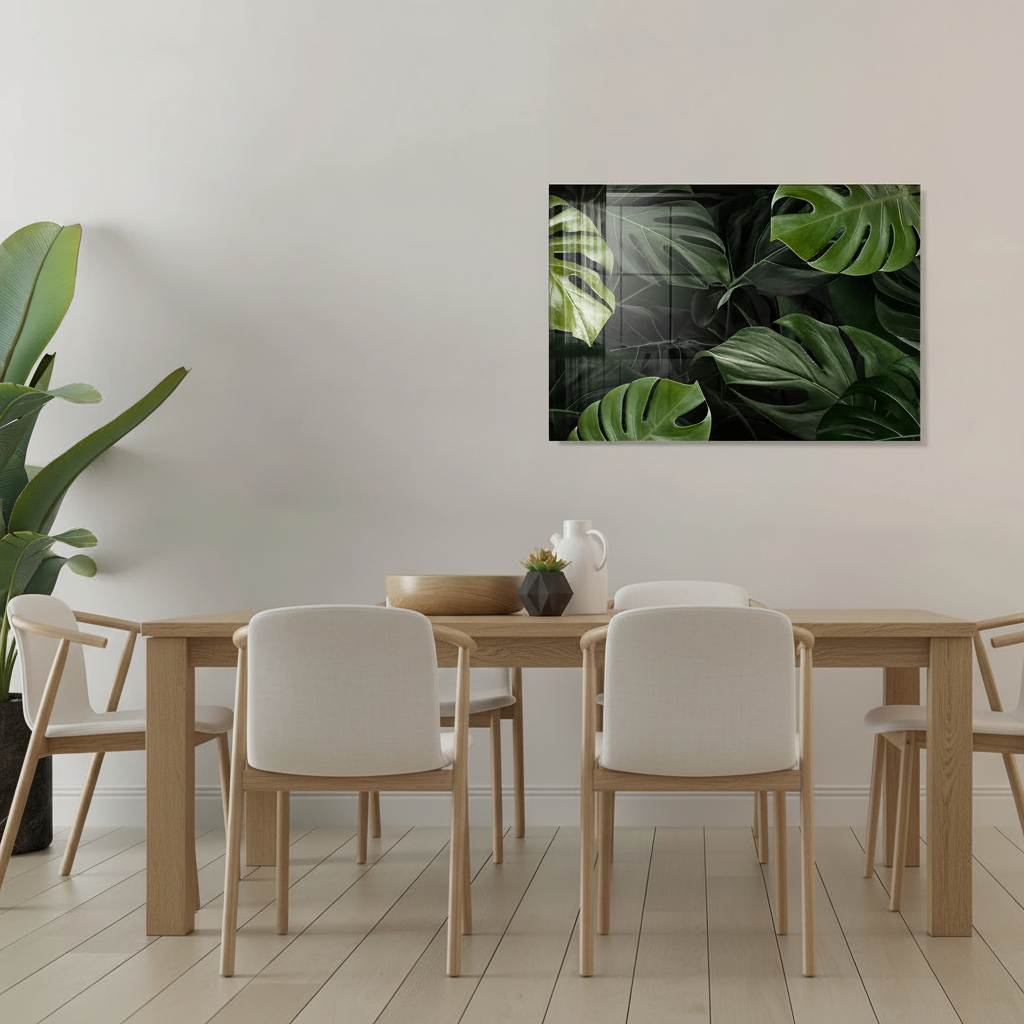 Décoration murale en verre Magnolia