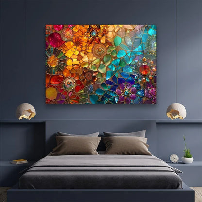 Colorful Glass Wall Art - LUXARTDECO