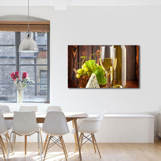 White Vine Glass Wall Art