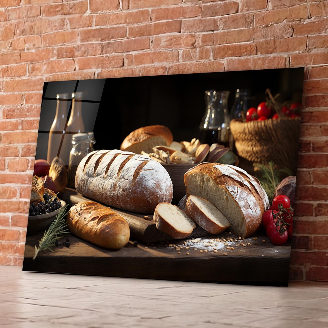 Bread Glass Wall Art