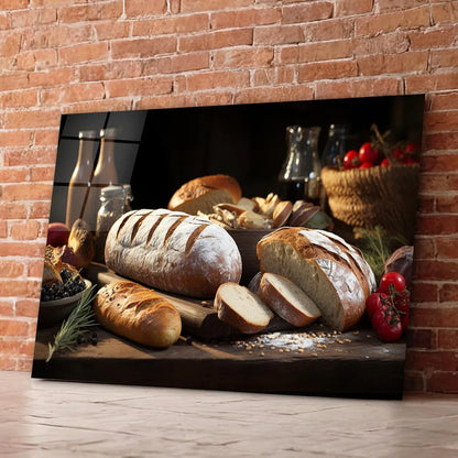 Bread Glass Wall Art - LUXARTDECO