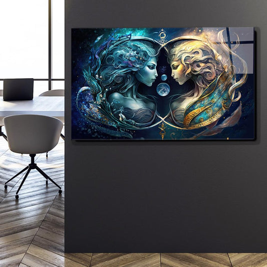 Gemini Glass Wall Art