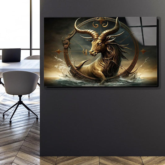 Sagittarius Glass Wall Art