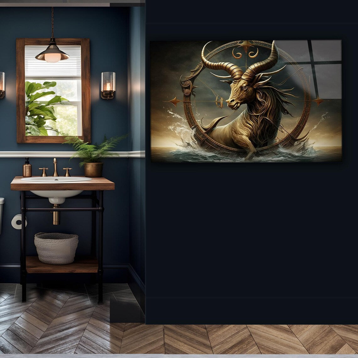 Décoration murale en verre Magnolia