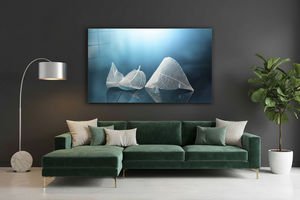 Décoration murale en verre Magnolia