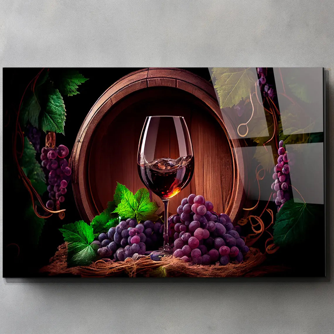 Décoration murale en verre Magnolia