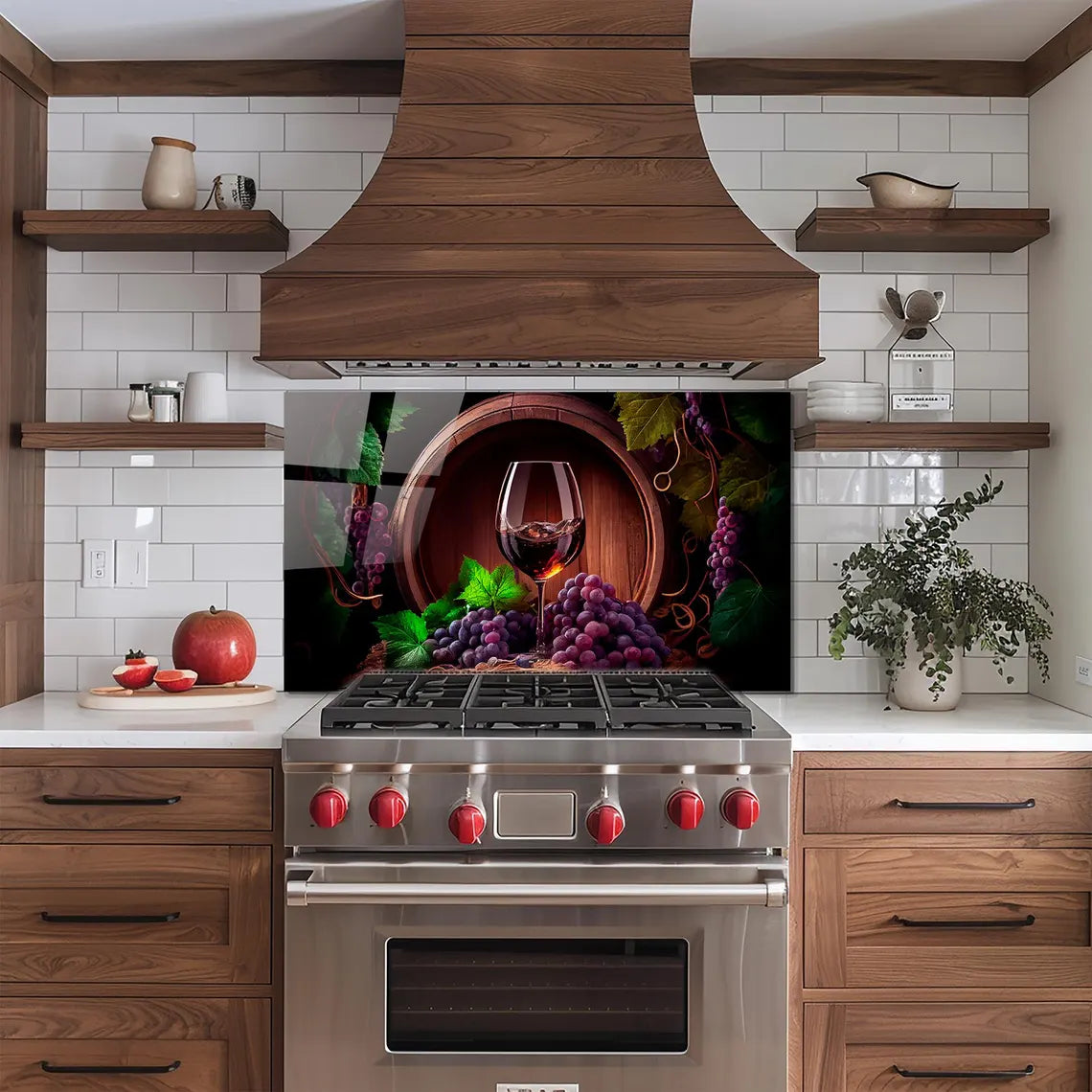 Décoration murale en verre Magnolia