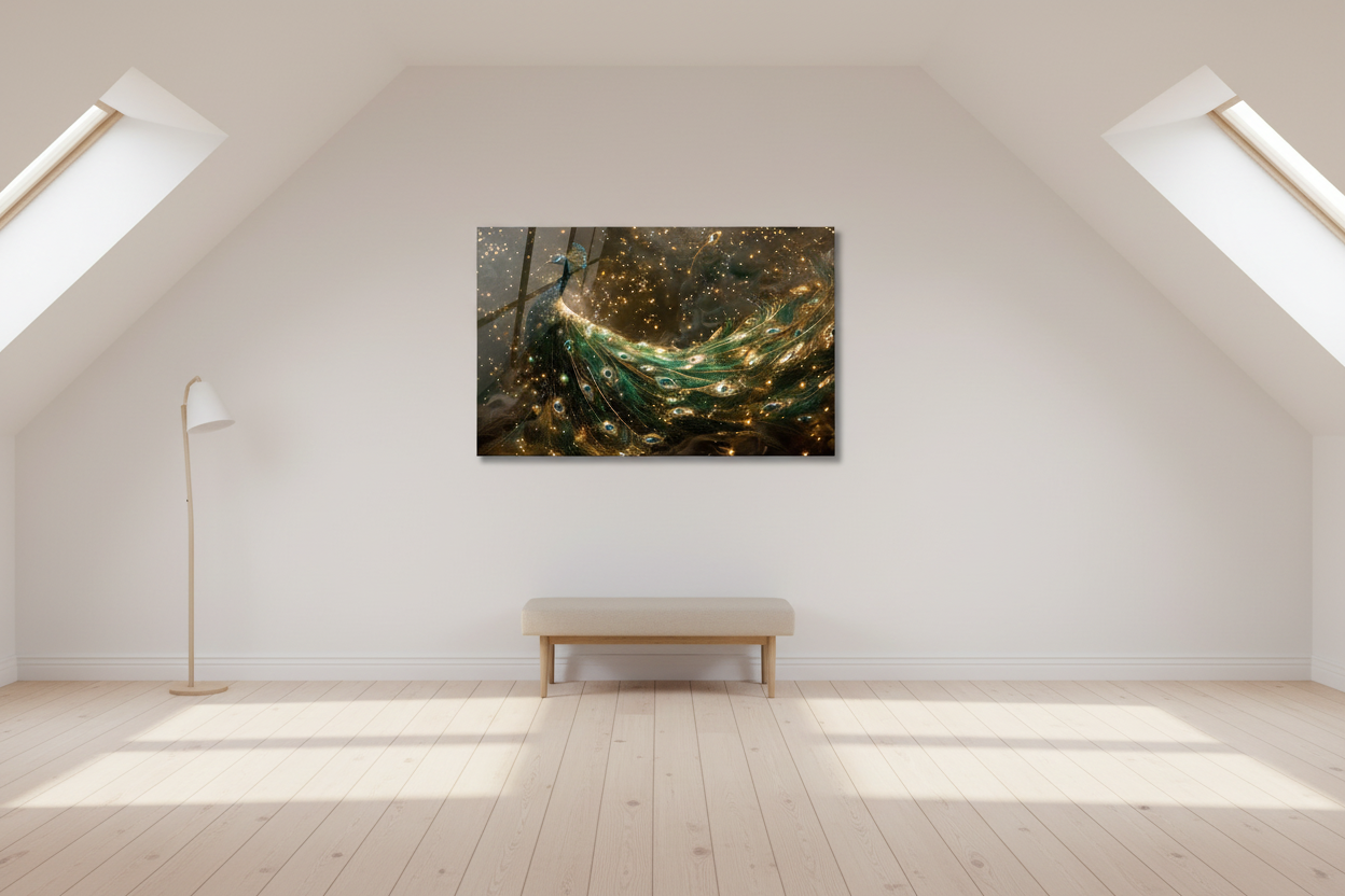 Décoration murale en verre Magnolia