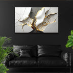 Art mural en verre marbré 