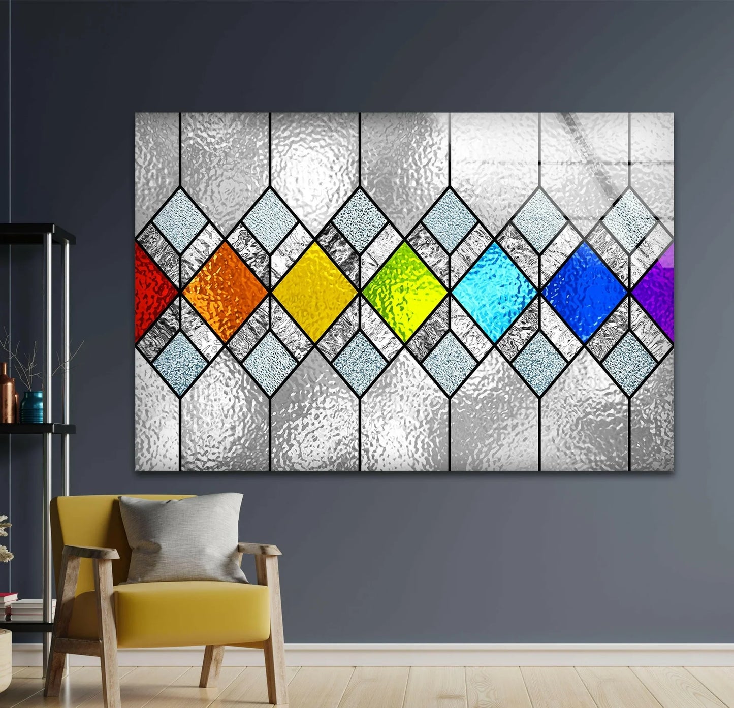 Colorful Glass Wall Art