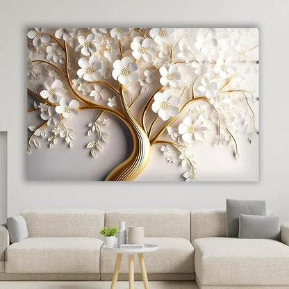 Tree of Life Glass Wall Art - LUXARTDECO