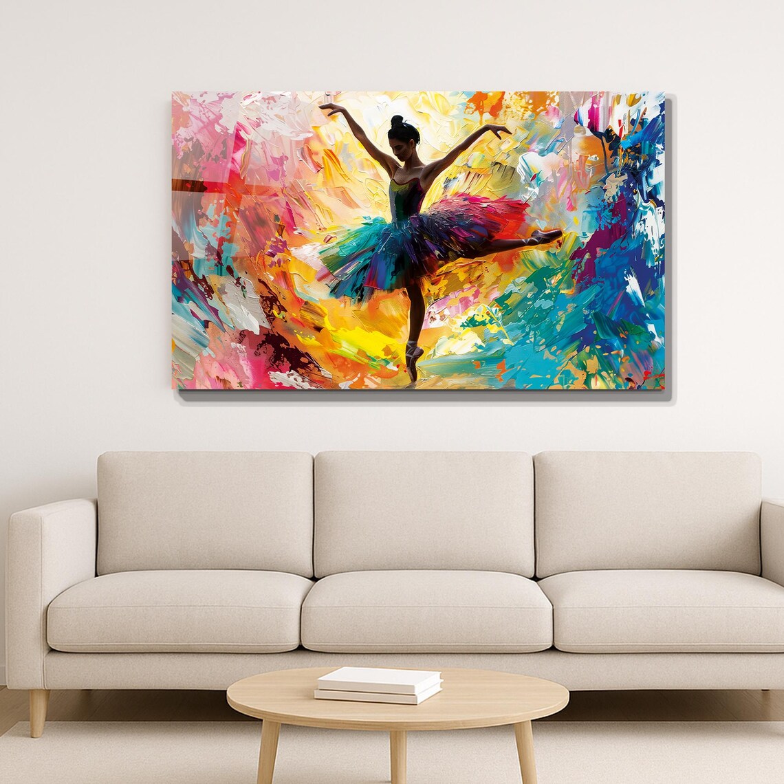 Ballerina Glass Wall Art