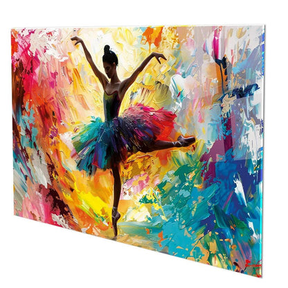 Ballerina Glass Wall Art - LUXARTDECO