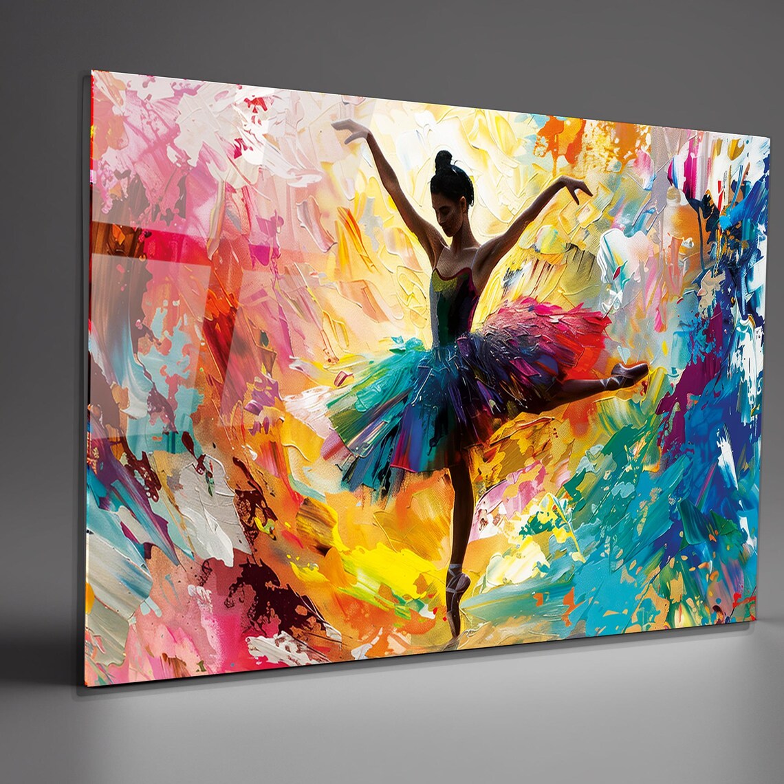 Ballerina Glass Wall Art