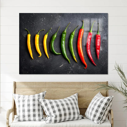Pepper Glass Wall Art - LUXARTDECO