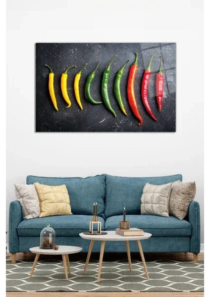Pepper Glass Wall Art - LUXARTDECO