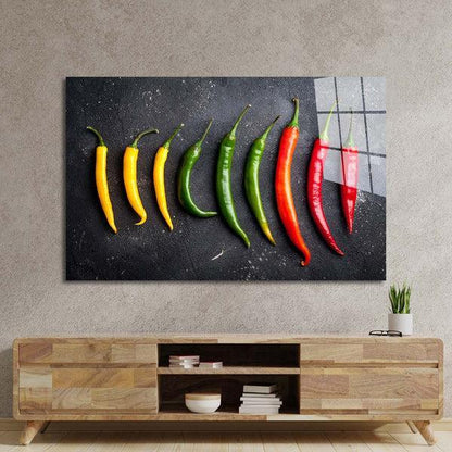 Pepper Glass Wall Art - LUXARTDECO