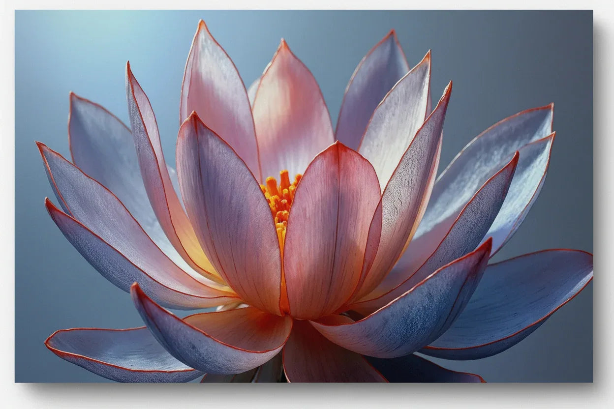 Lotus Flower Glass Wall Art - LUXARTDECO