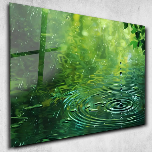 Water Drop Glass Wall Art - LUXARTDECO