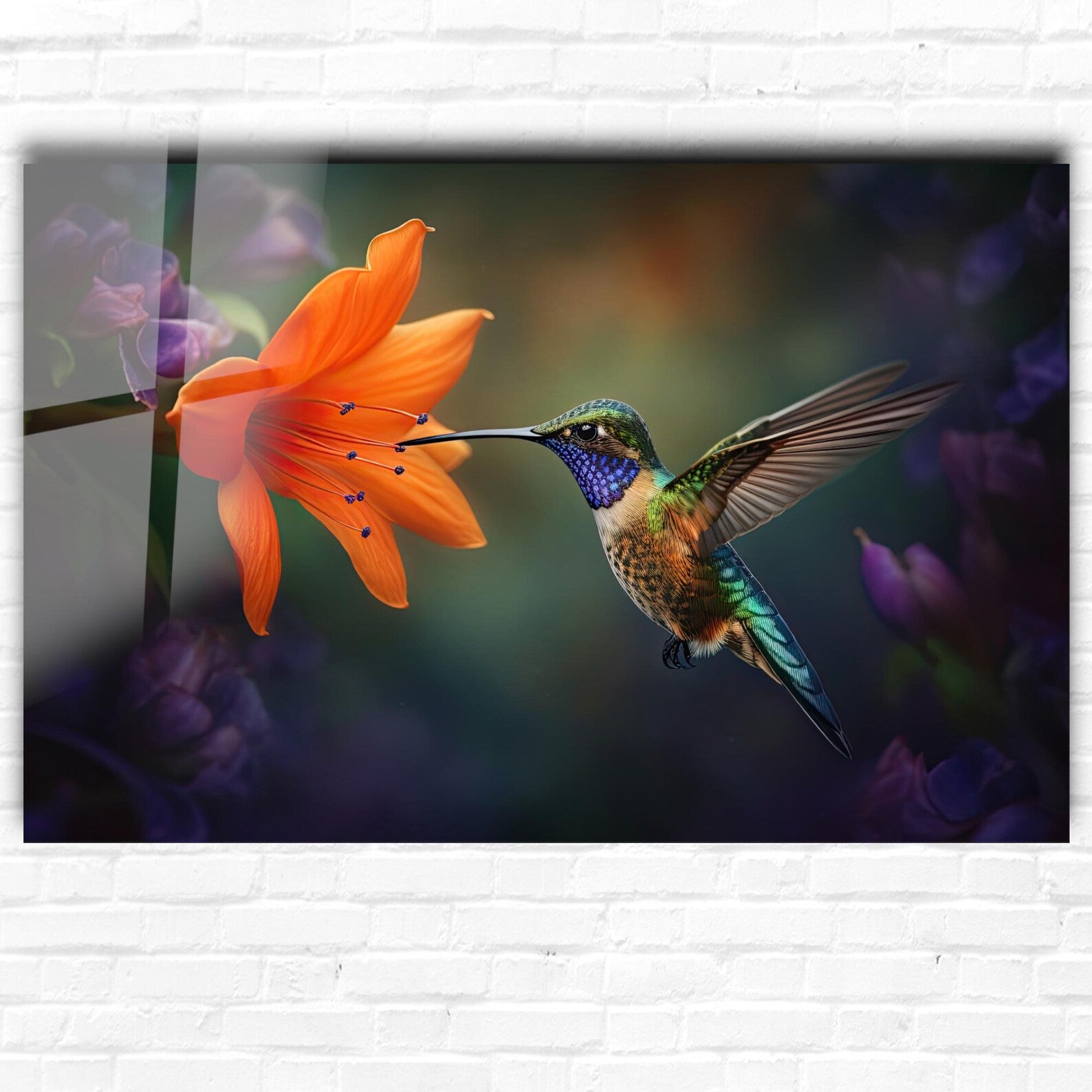 Décoration murale en verre Arbre de vie 