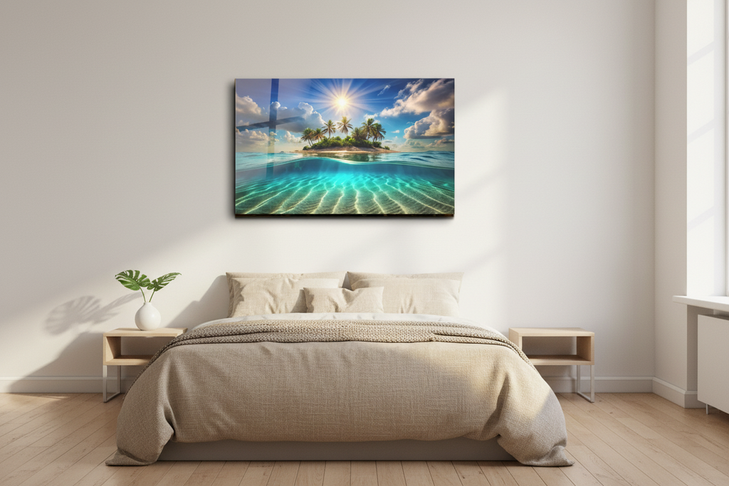 Décoration murale en verre Arbre de vie 