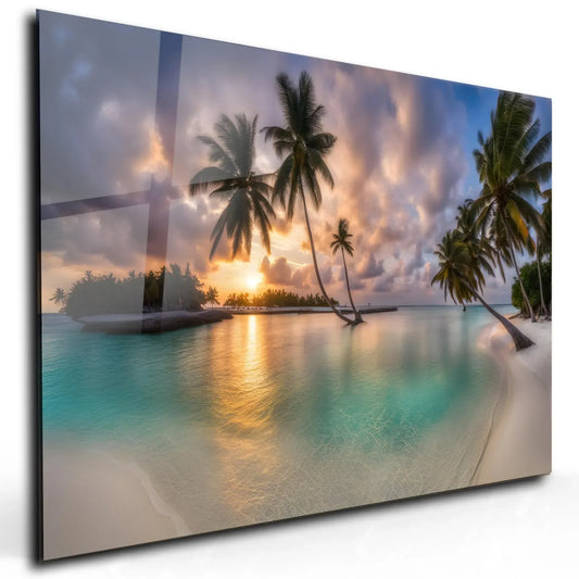 Sunset Glass Wall Art - LUXARTDECO