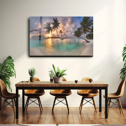 Sunset Glass Wall Art - LUXARTDECO