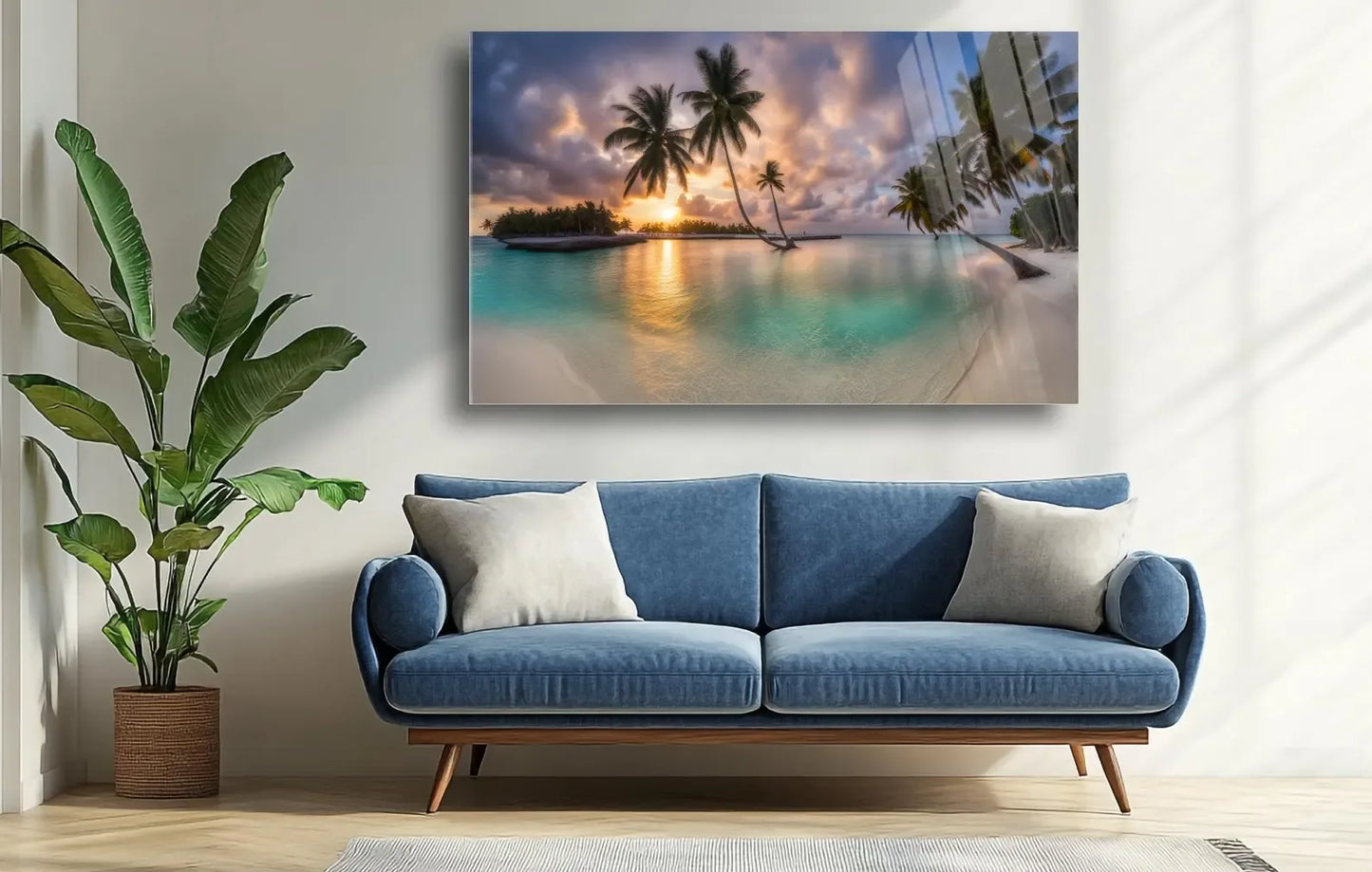 Sunset Glass Wall Art - LUXARTDECO