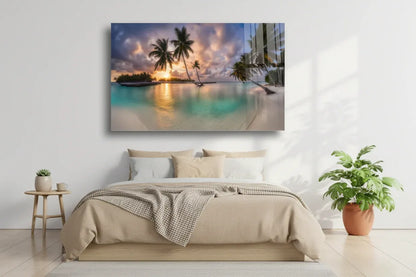 Sunset Glass Wall Art - LUXARTDECO