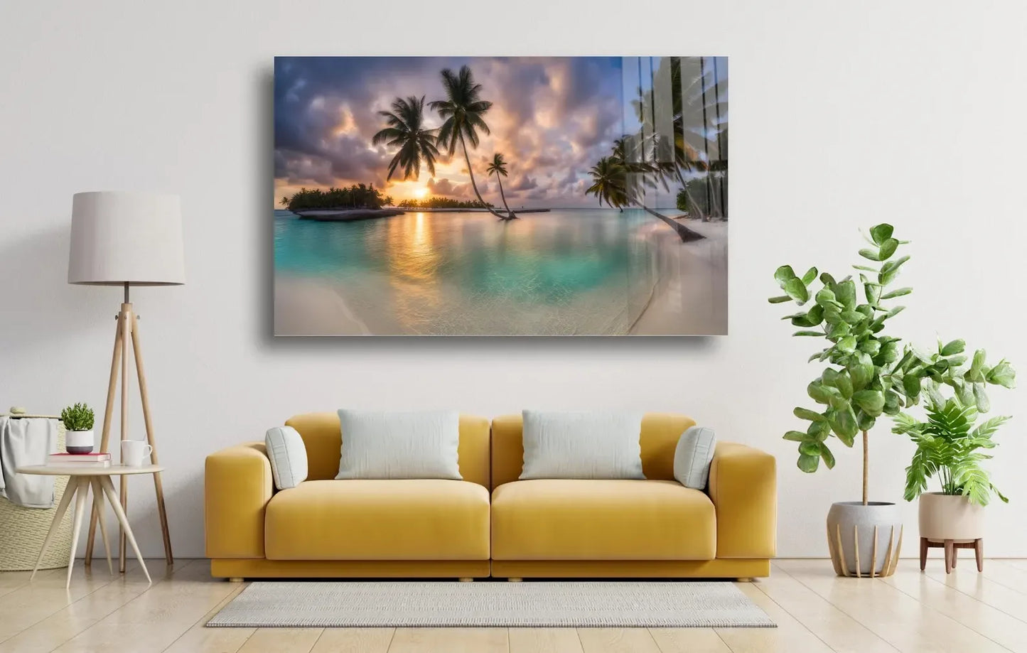 Sunset Glass Wall Art - LUXARTDECO