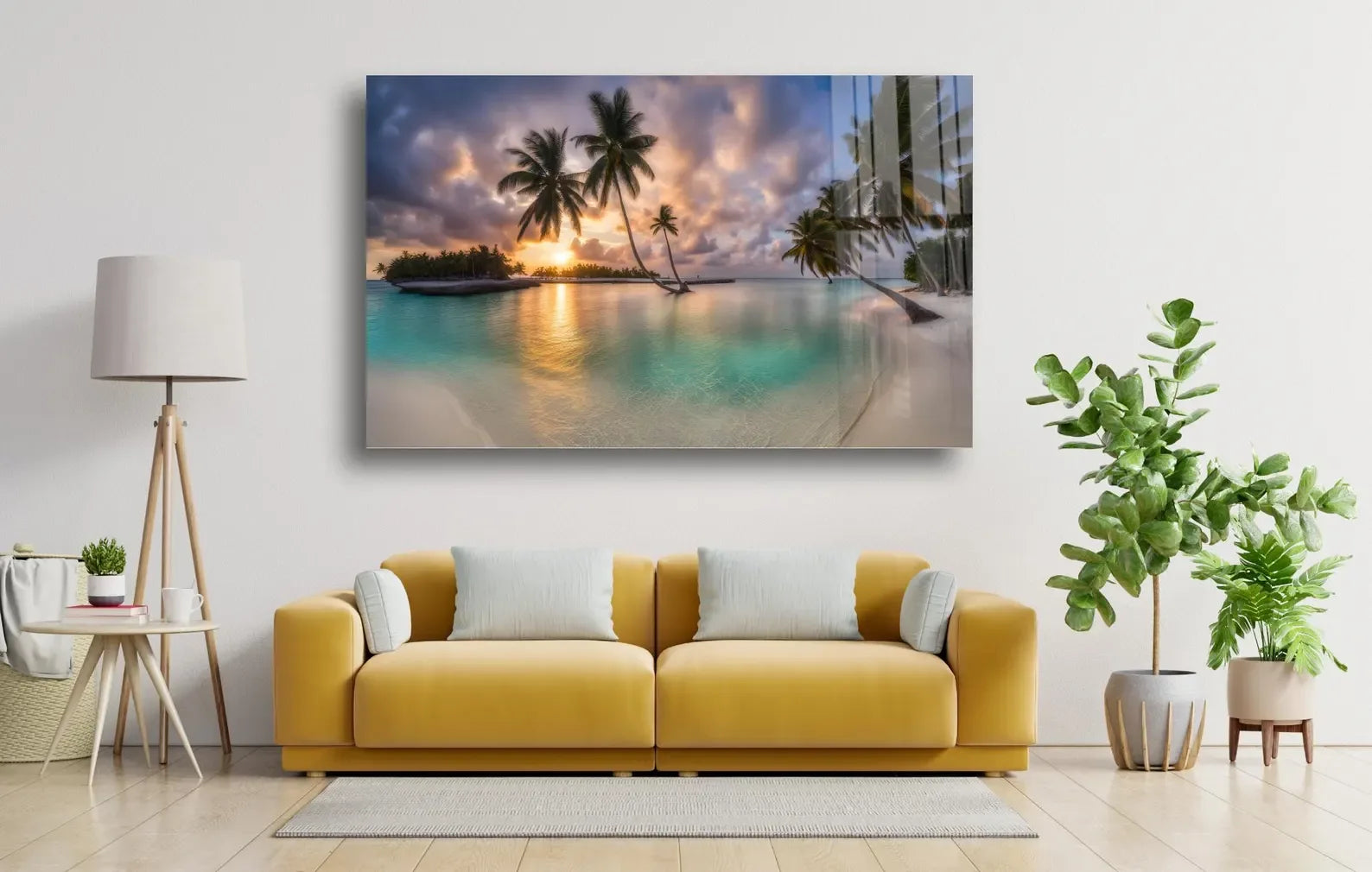 Sunset Glass Wall Art - LUXARTDECO