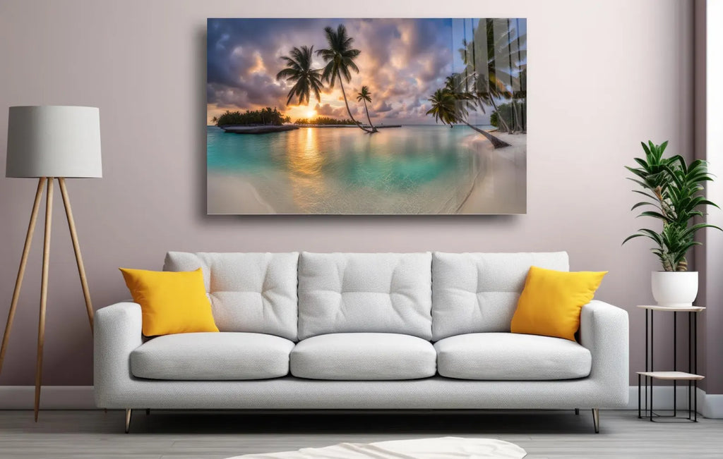 Décoration murale en verre Arbre de vie 