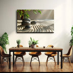 Zen Garden Glass Wall Art