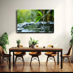 Water Drops Glass Wall Art