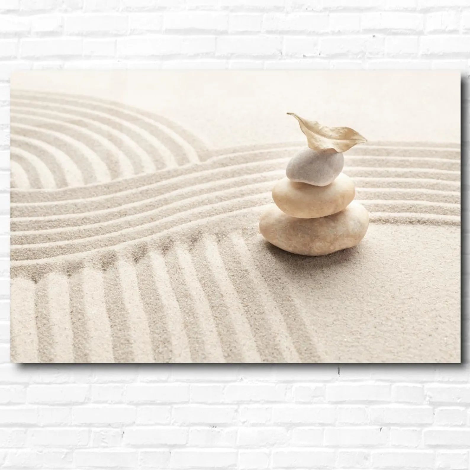 Arte murale in vetro con fiori astratti 