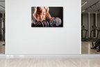 Gym Workout Glass Wall Art - LUXARTDECO