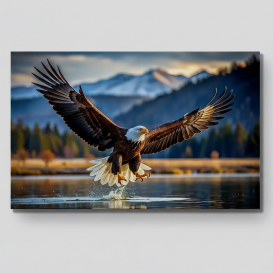 Eagle Glass Wall Art