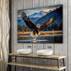 Décoration murale en verre Pivoine