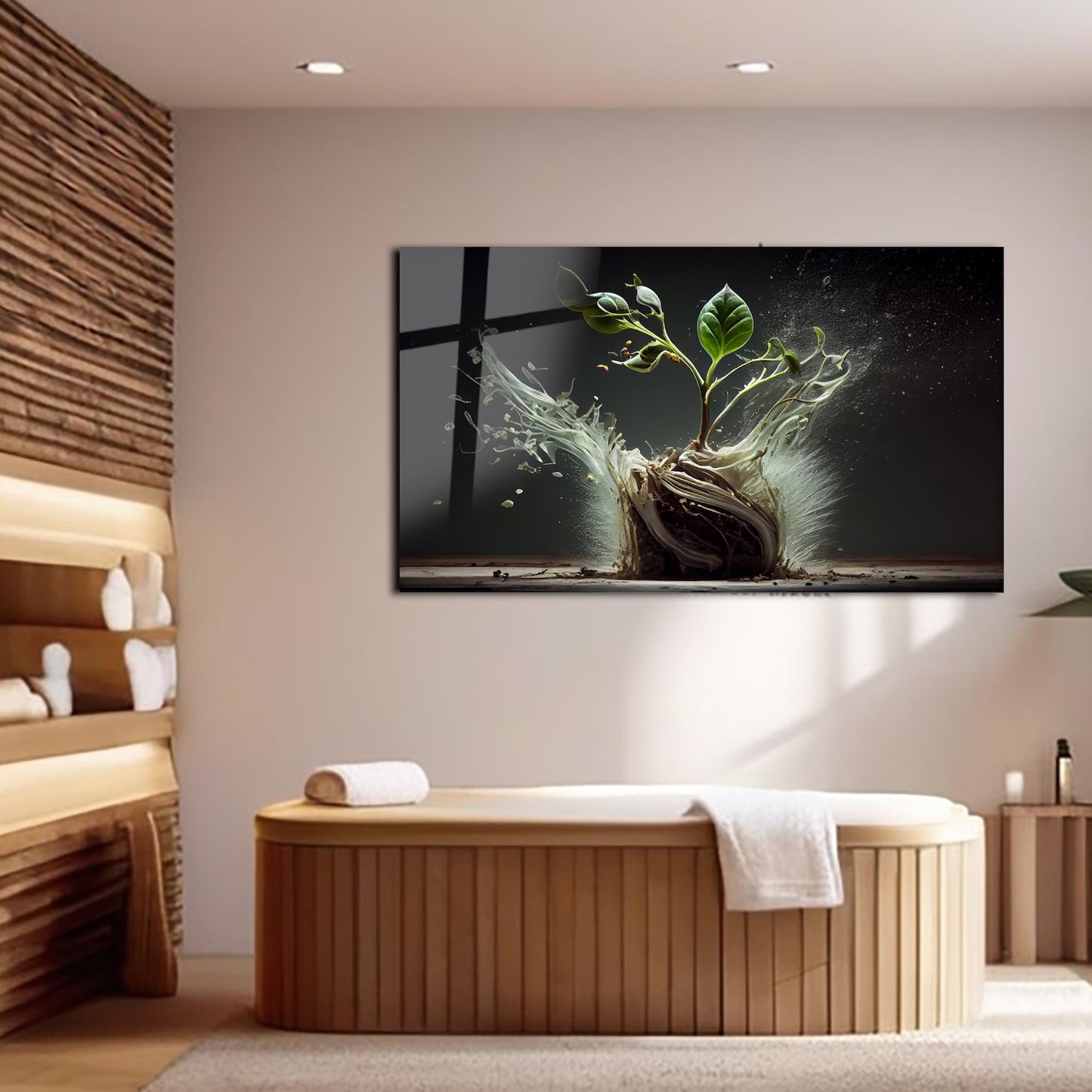 New Life Glass Wall Art