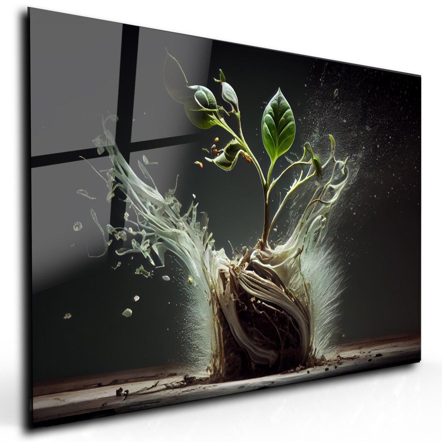 New Life Glass Wall Art