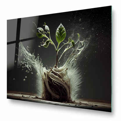 New Life Glass Wall Art