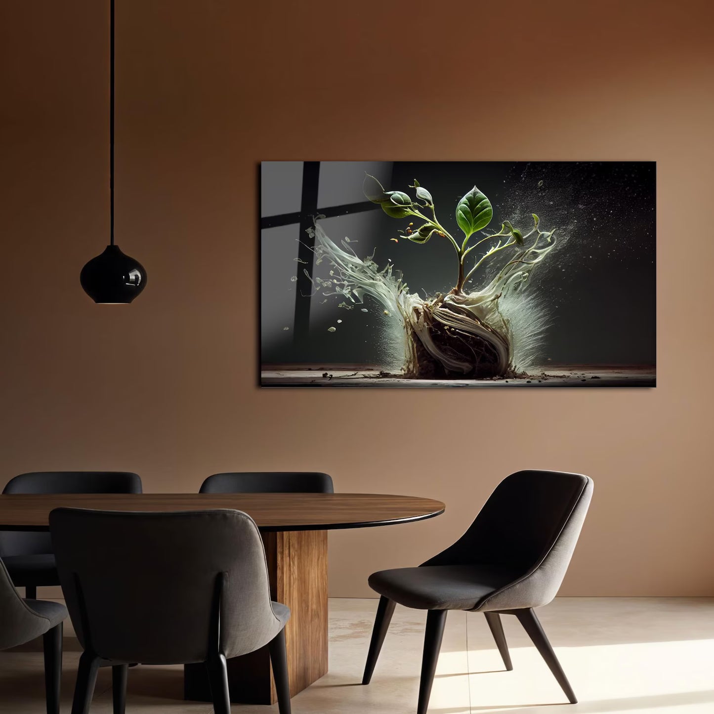 New Life Glass Wall Art
