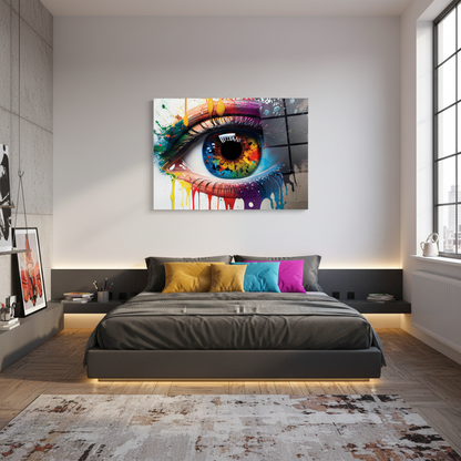 Colorful Eye Glass Wall Art