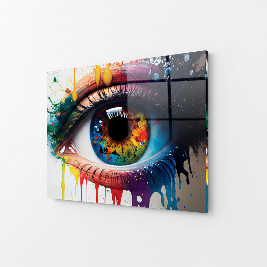 Colorful Eye Glass Wall Art