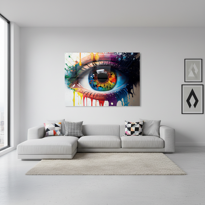 Colorful Eye Glass Wall Art