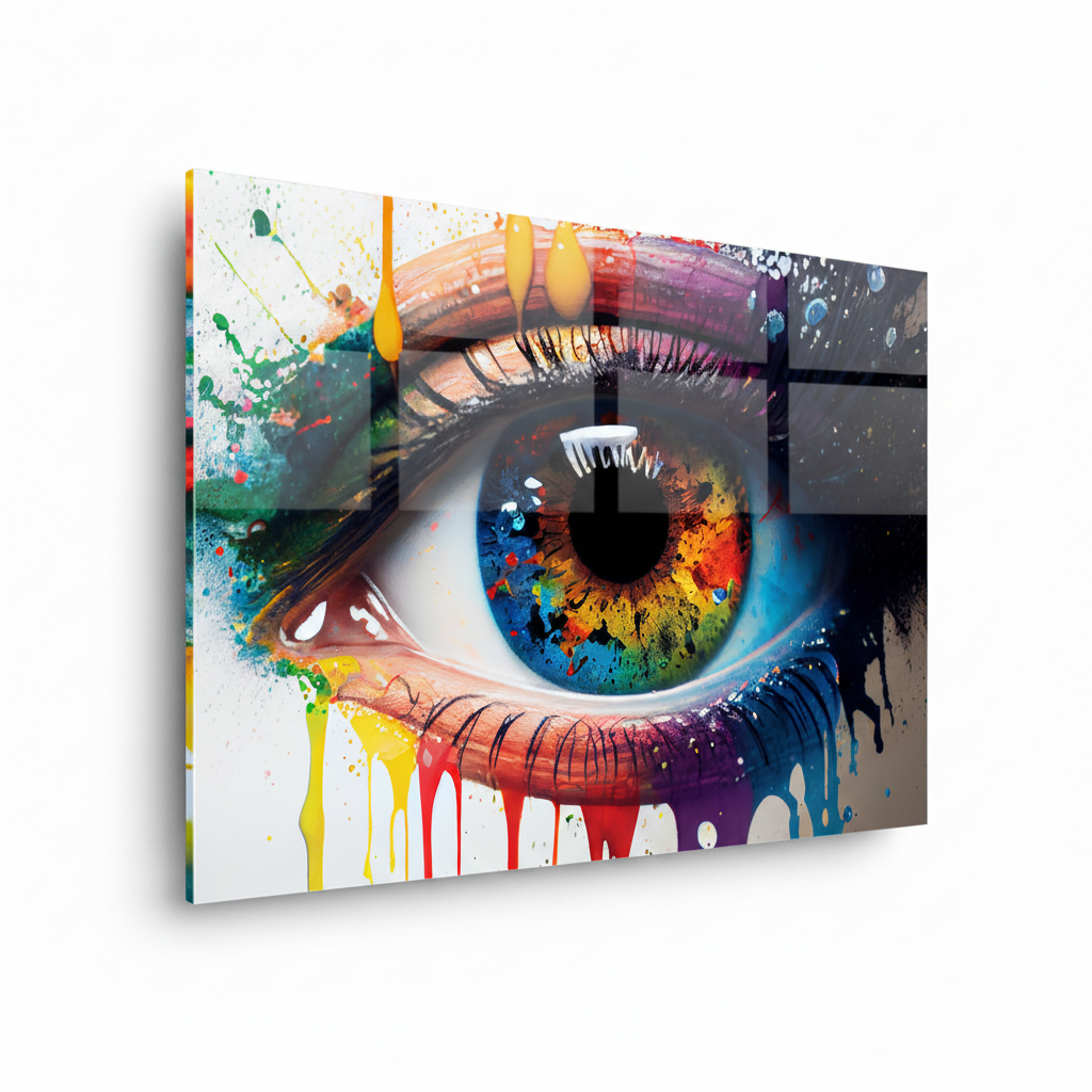 Colorful Eye Glass Wall Art