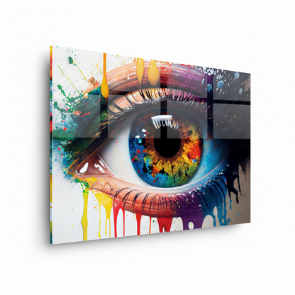 Colorful Eye Glass Wall Art