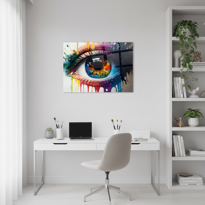 Colorful Eye Glass Wall Art
