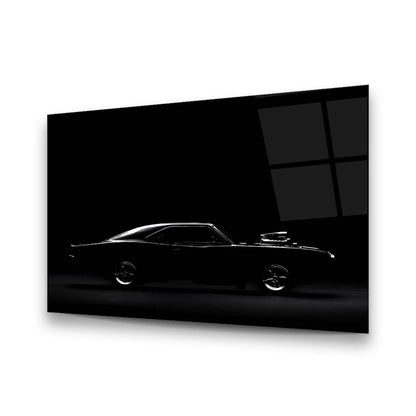 1968 Dodge Charger Glass Wall Art